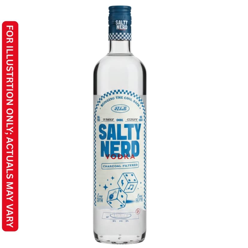 Salty Nerd Vodka Charcoal Filtered