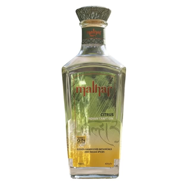 Malhar Citrus Indian Craft Gin