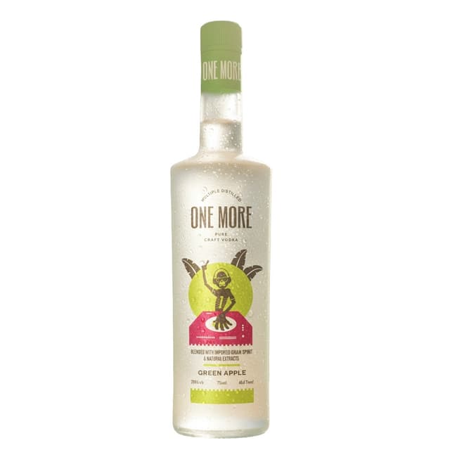One More Pure Craft Vodka - Green Apple