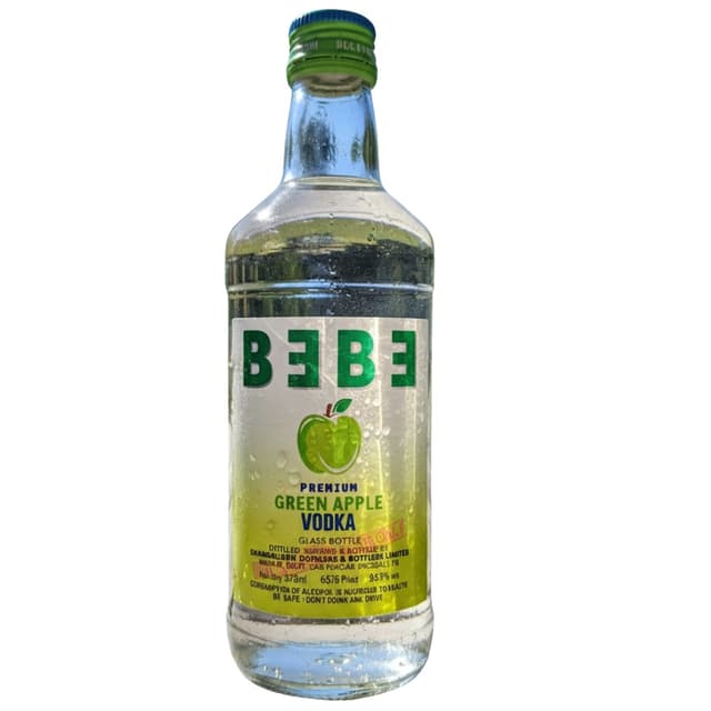 Bebe Premium Green Apple Flavoured Vodka