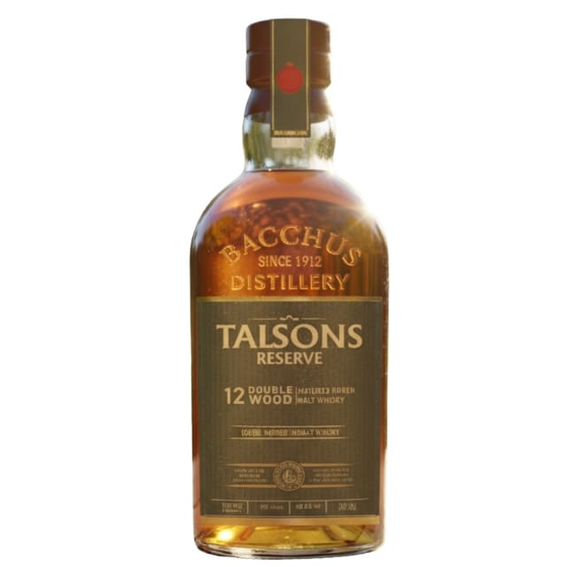 Talsons Reserve 12 Double Wood Matured Indian Malt Whisky