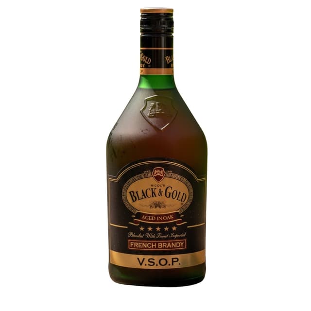 Nicol's Black & Gold V.S.O.P. French Brandy