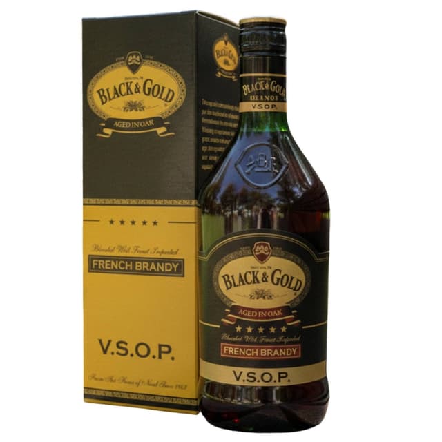 Nicol's Black & Gold V.S.O.P. French Brandy