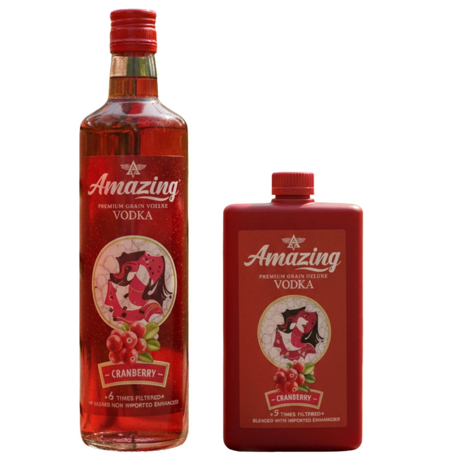 Amazing Premium Grain Vodka (Cranberry Flavour)