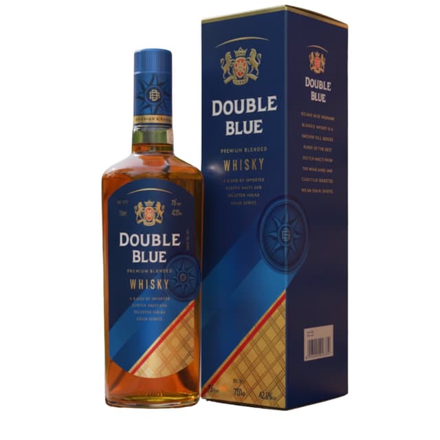 Double Blue Premium Blended Whisky