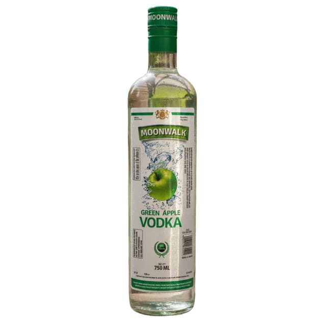 Moonwalk Ultra Premium Green Apple Vodka