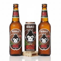 Bira 91 Rise Premium Rice Strong Lager