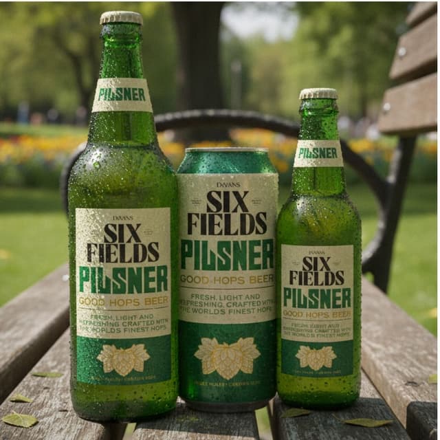Six Fields Pilsner Rich Hops Beer
