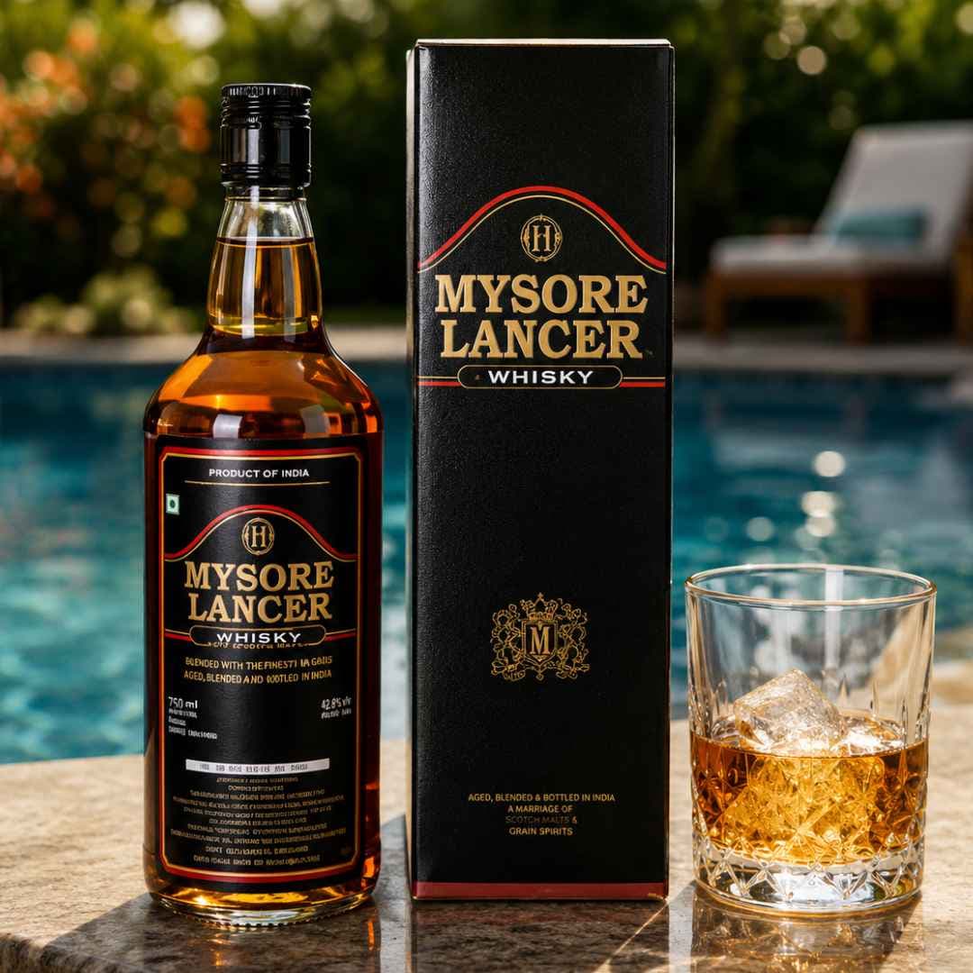 Mysore Lancer Deluxe Quality Whisky