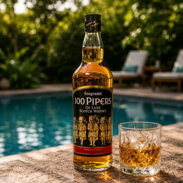 100 Pipers Deluxe Blended Scotch Whisky