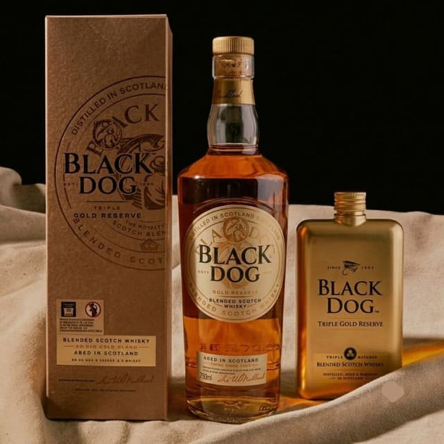 Black Dog Triple Gold Reserve Blended Scotch Whisky