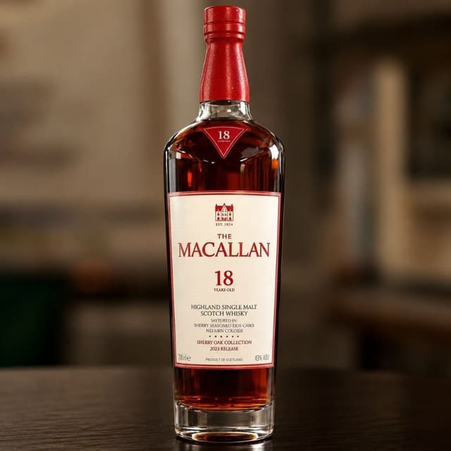The Macallan 18 Year Old Sherry Oak Speyside