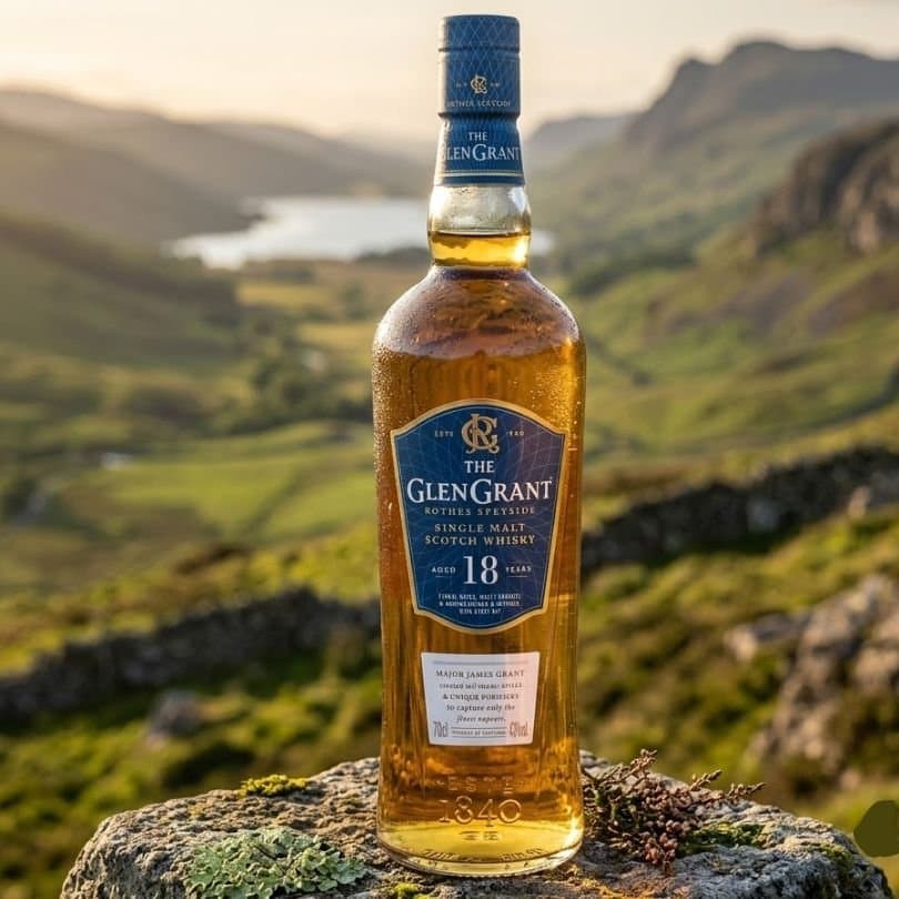 The Glen Grant 18 Year Old Rare Edition Speyside Single Malt Scotch Whisky