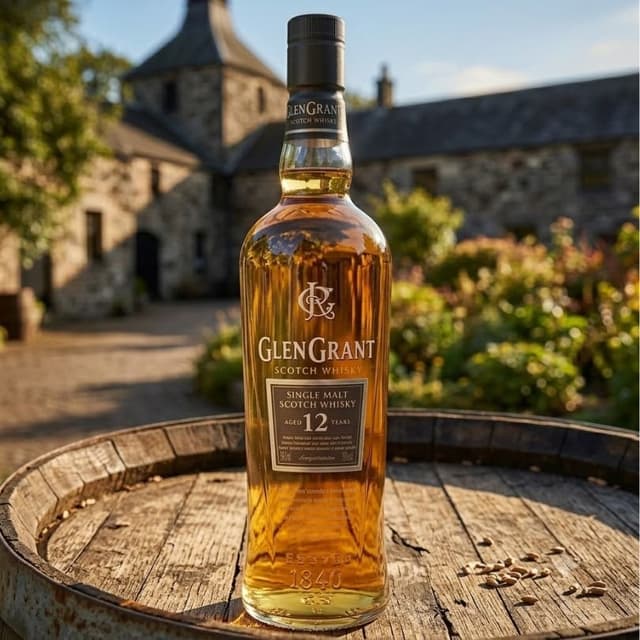 The Glen Grant 12 Year Old Speyside Single Malt Scotch Whisky
