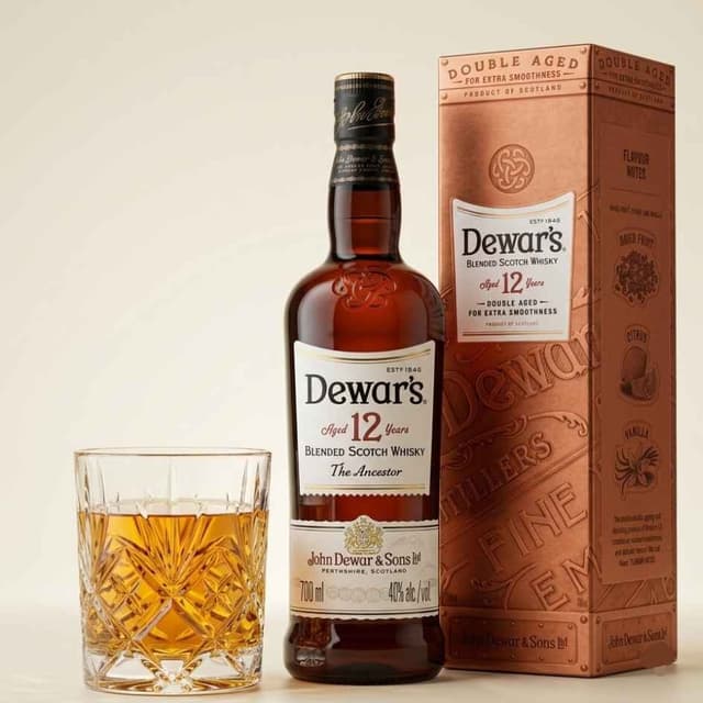 Dewar's 12 Year Old (The Ancestor) Blended Scotch Whisky