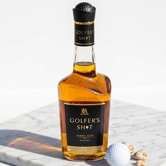 Golfers Shot Barrel Aged Whisky