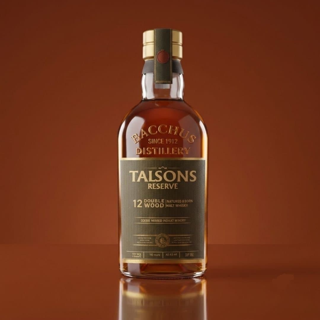 Talsons Reserve 12 Double Wood Matured Indian Malt Whisky