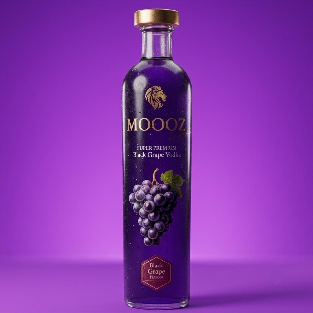 Moooz Sparkle Black Grape Vodka