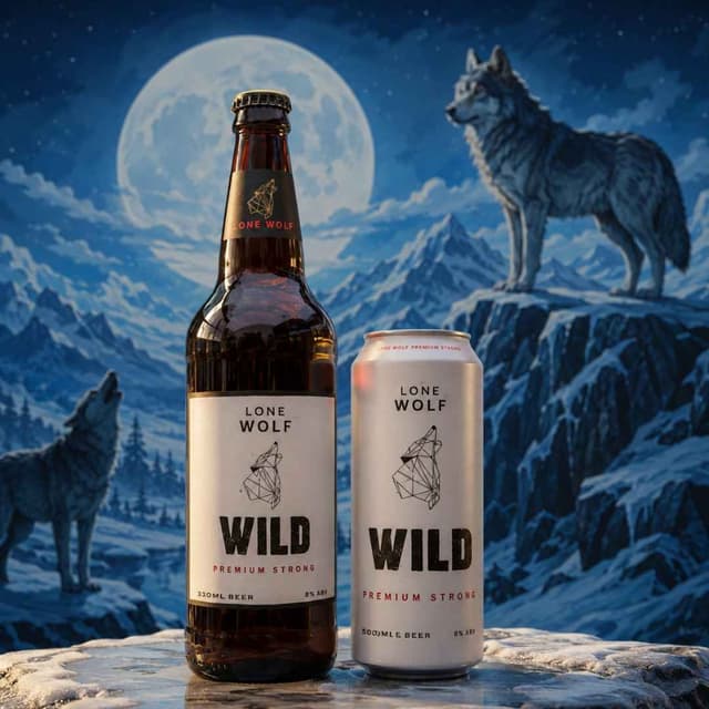Lone Wolf Wild Premium Strong Beer
