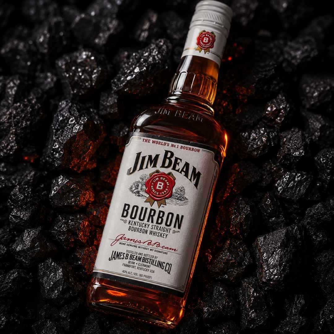 Jim Beam White Label Kentucky Straight Bourbon Whiskey
