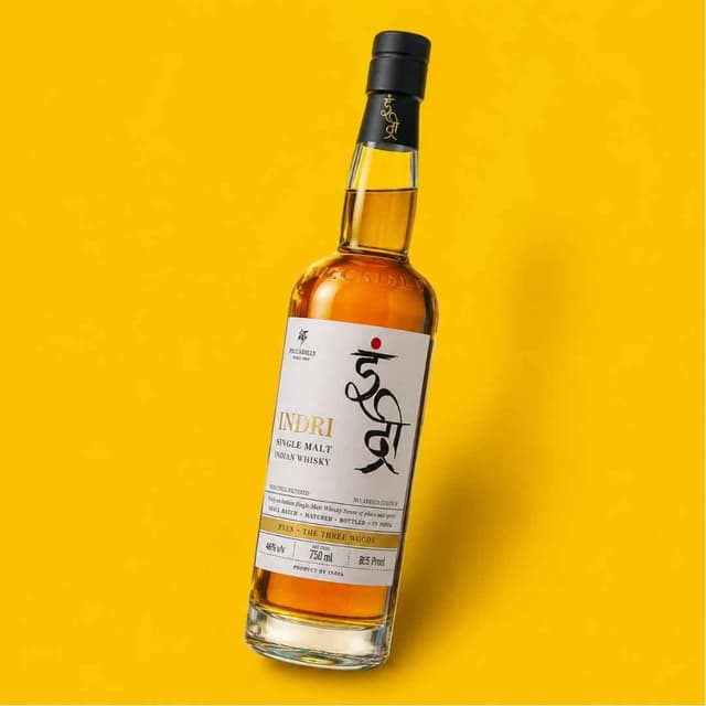 Indri Single Malt Indian Whisky