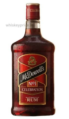 McDowells No 1 Celebration Matured XXX Rum