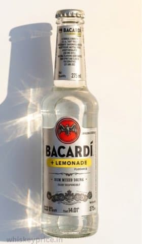 Bacardi Prestige Plus Lemonade