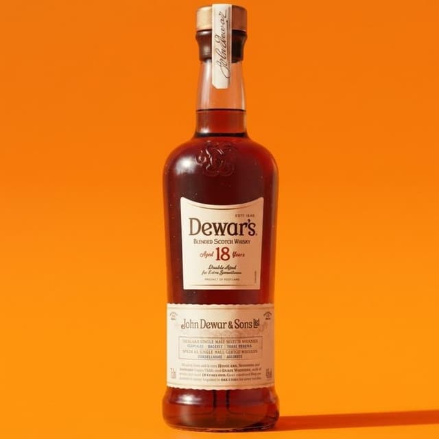 Dewars 18 Year Old Blended Scotch Whisky