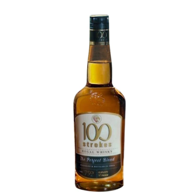100 Strokes Regal Whisky Price in India: Delhi & Mumbai Rates