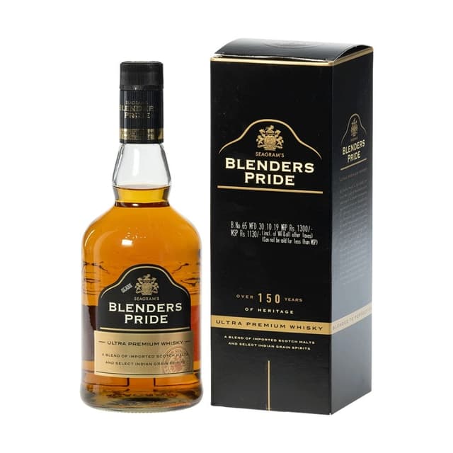 Blenders Pride Ultra Premium Latest Price in India:Delhi & Mumbai