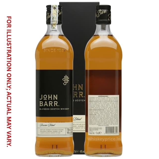 John Barr whisky​ latest price in India