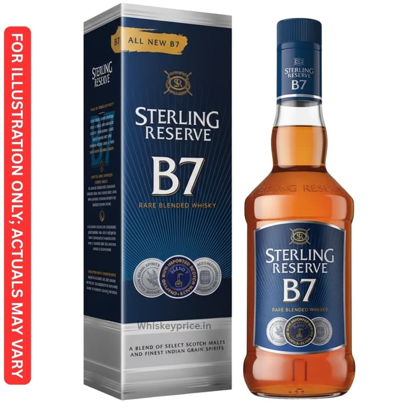 Sterling Reserve B7 Premium Whisky Updated 2026 Price In India