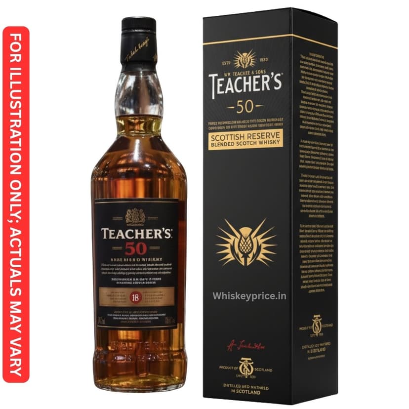 Teachers 50 Blended Scotch Whisky price in Kolkata | 750ml |