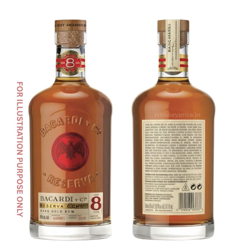 Bacardi Reserva Ocho 8 Year Old Rum Price in India