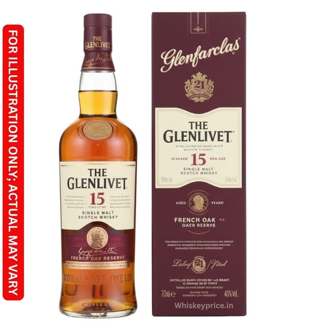 The Glenlivet 15 Year Old Price in India 2026 | Delhi Mumbai Rates