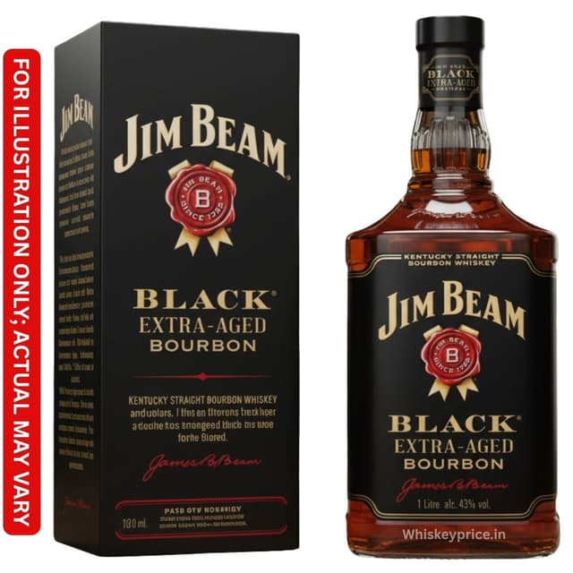 Jim Beam Black Whisky Price in India | Review | Tasting Notes