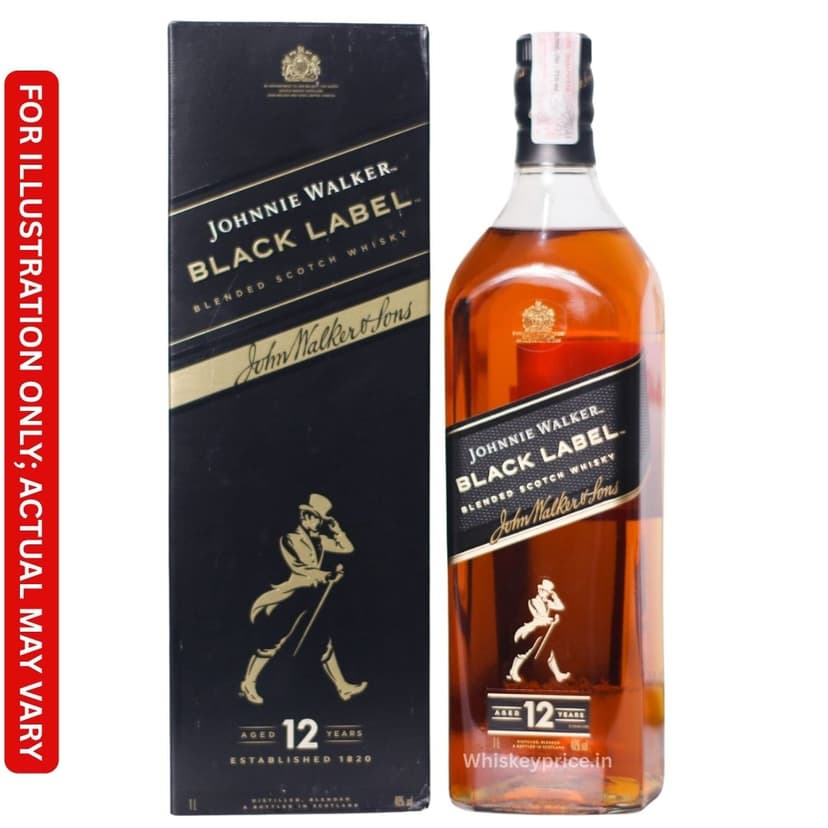 Johnnie Walker Black Label 12 Year Price in India 2026