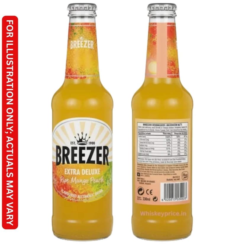 Breezer Ripe Mango Peach | 275ml Bottle | Latest Price in India