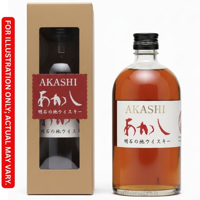 Akashi Red Blended Whisky Price in India: Delhi & Mumbai Rates