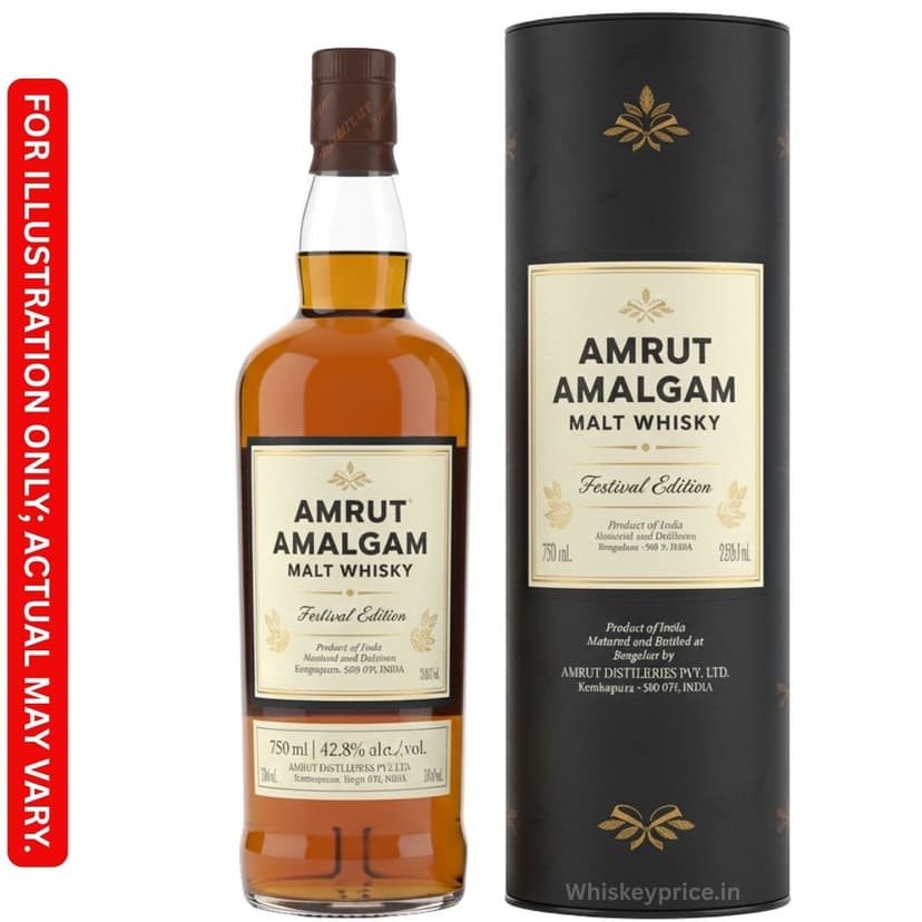 Amrut Amalgam Malt Whiskey Latest Price in Delhi & Mumbai