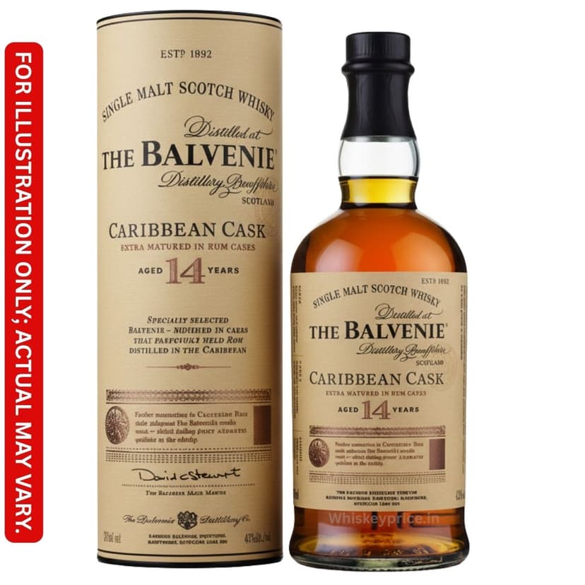 The Balvenie Caribbean Cask 14 Year Old Price in Delhi l Mumbai