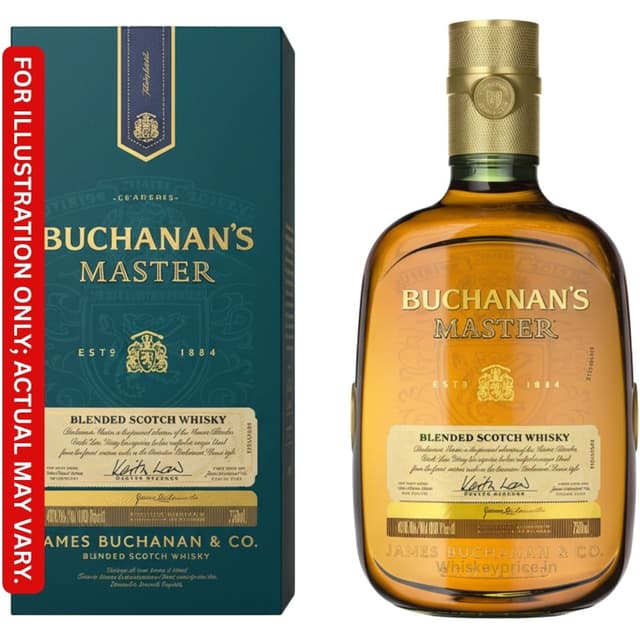 Buchanan's Master Blend Price in India: Latest Rates