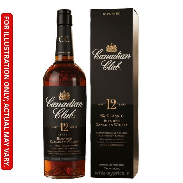 Canadian Club 12 Year Old Price in India: Delhi & Mumbai