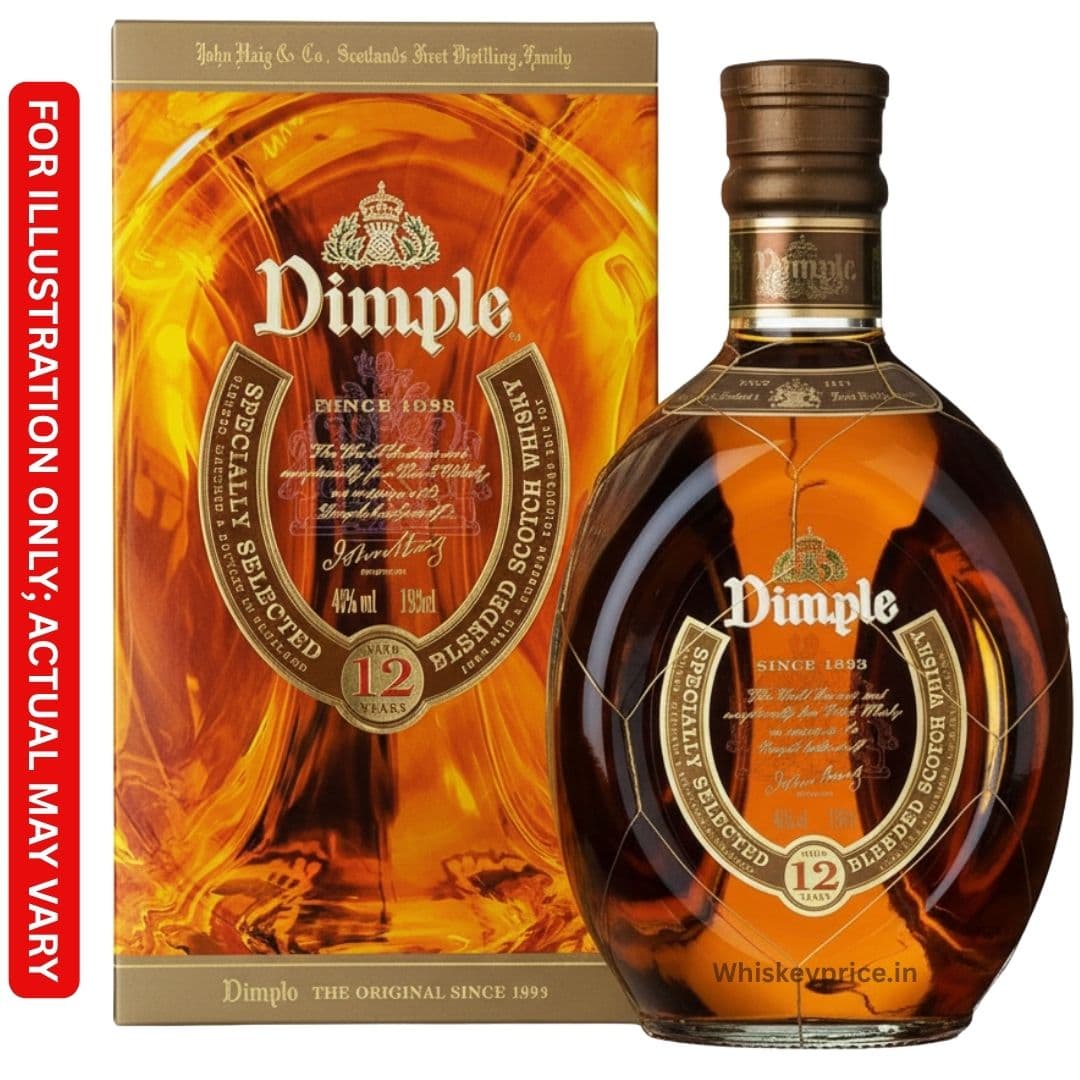 Dimple 12 Years Old Blended Scotch Whisky Price In India