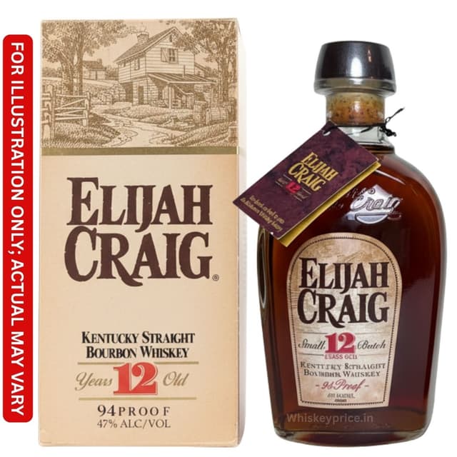Elijah Craig Small Batch 12 Price in India | Review | Tasting Notes
