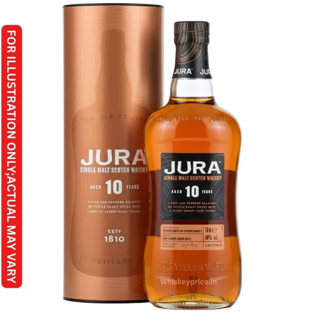 Jura 10 Year Old Price in India: Latest Delhi & Mumbai Rates
