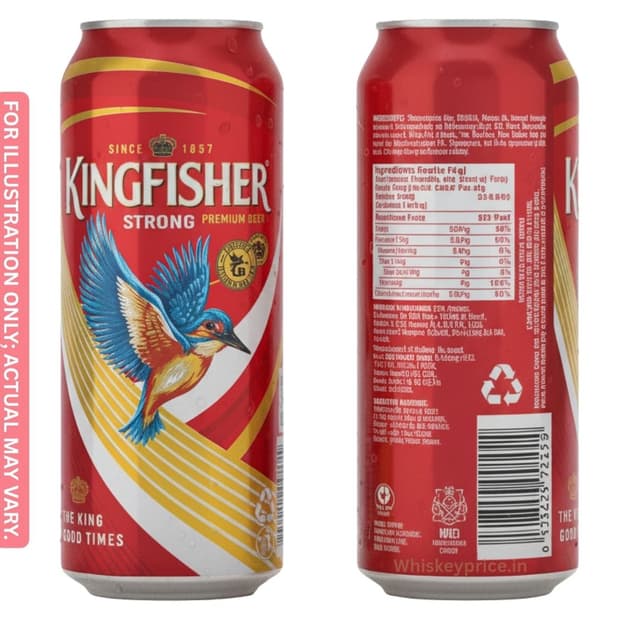 Kingfisher Premium Malt Strong Beer Price in Delhi | 500ml |
