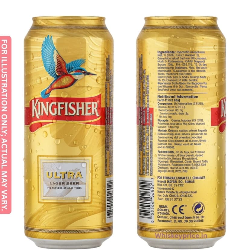 Kingfisher Ultra Lager Beer | 330 ml | 650 ml | Latest Price in India
