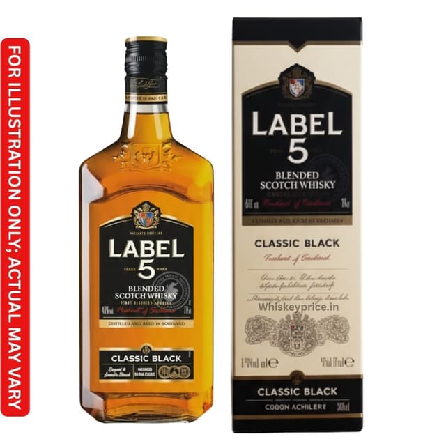 Label 5 Classic Black Blended Scotch Whisky