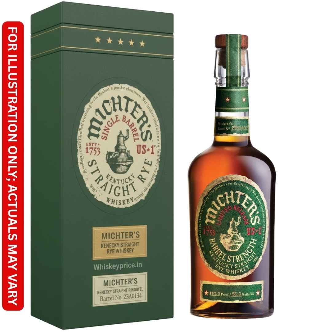 Michter's US*1 Rye Price in India: Delhi & Mumbai Rates